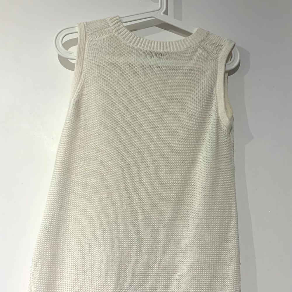 J. Crew Factory Linen Sleeveless Sweater